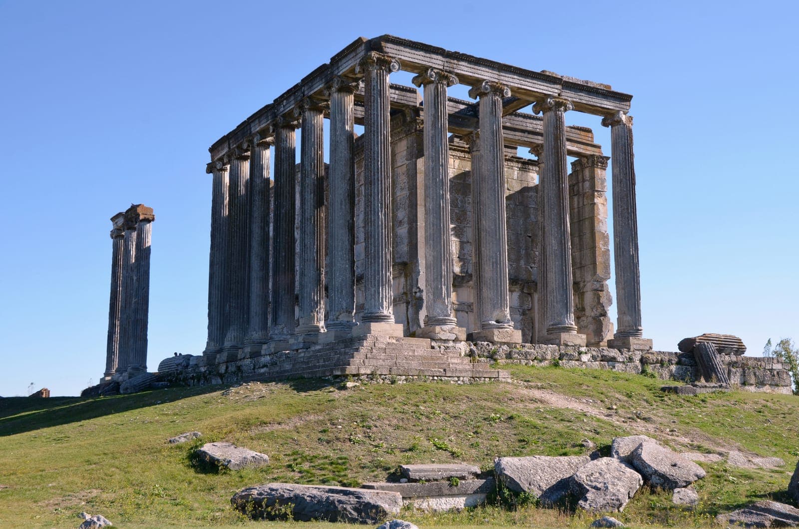 The Temple of Zeus at Aizanoi, the best-preserved in Anatolia