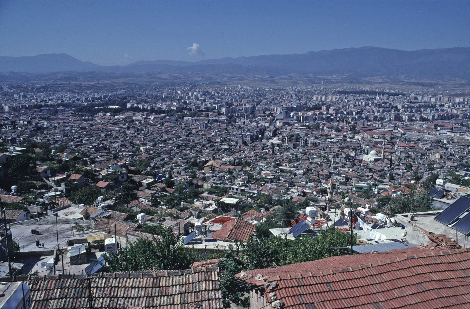 Panoramic view of ancient Antakya from the hills