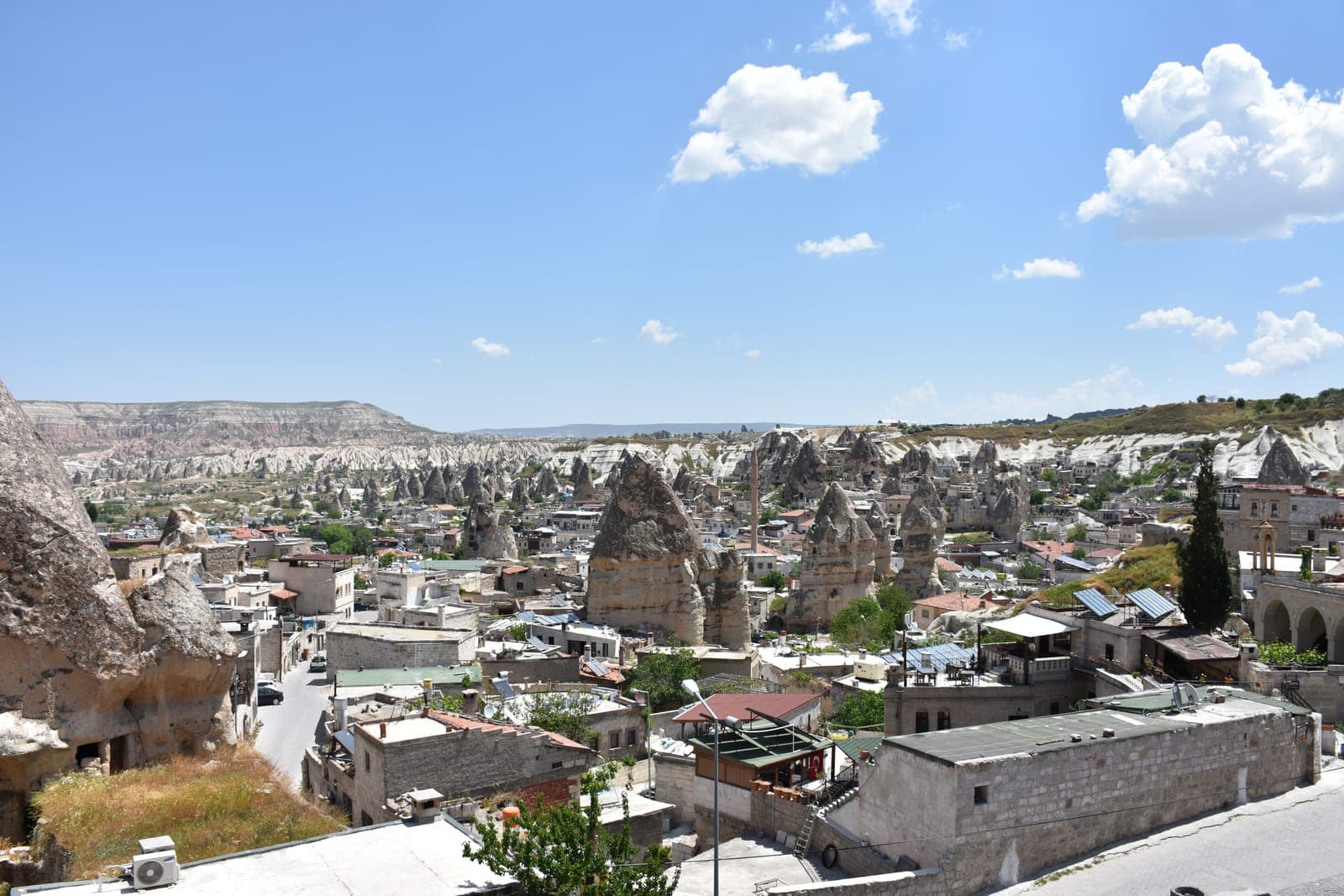 Fairy chimneys and cave churches at Goreme Open Air Museum, Cappadocia