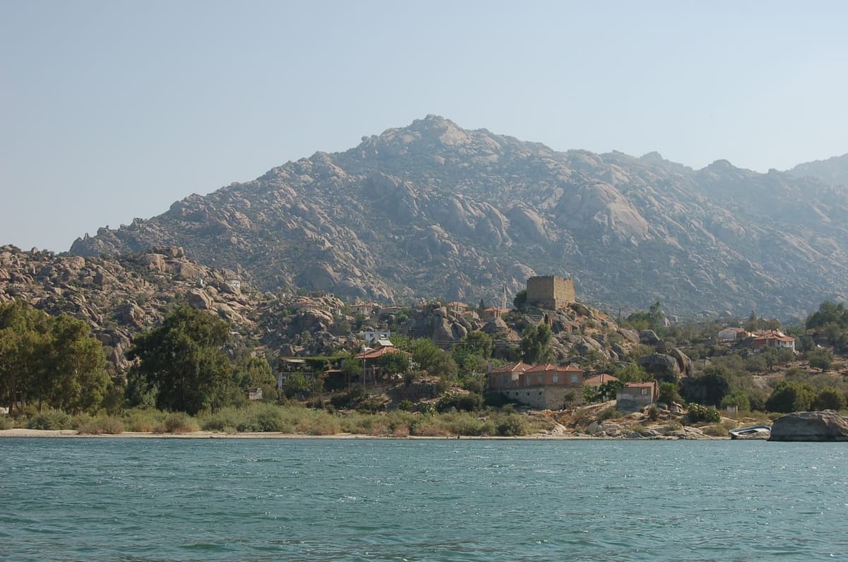 Lake Bafa and ancient Herakleia ruins