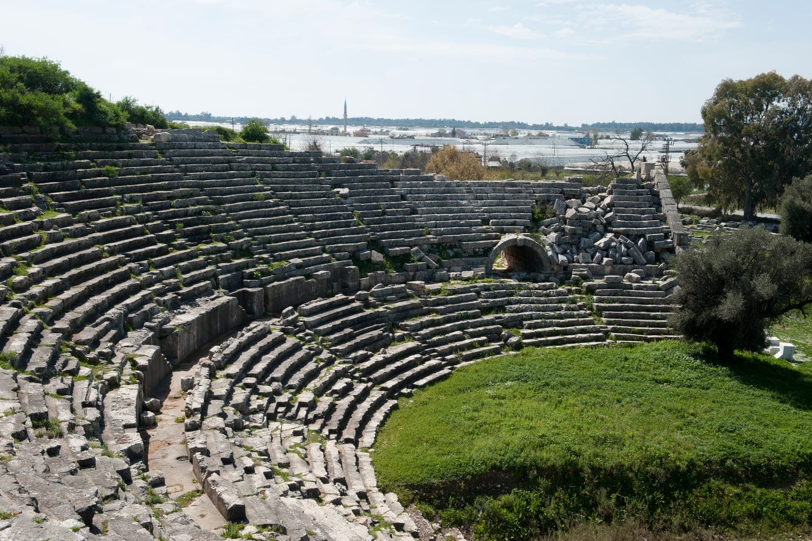 Hellenistic theatre ruins at Letoon sanctuary