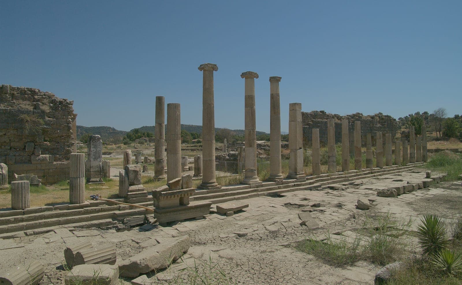 Propylon ruins at Magnesia on the Maeander
