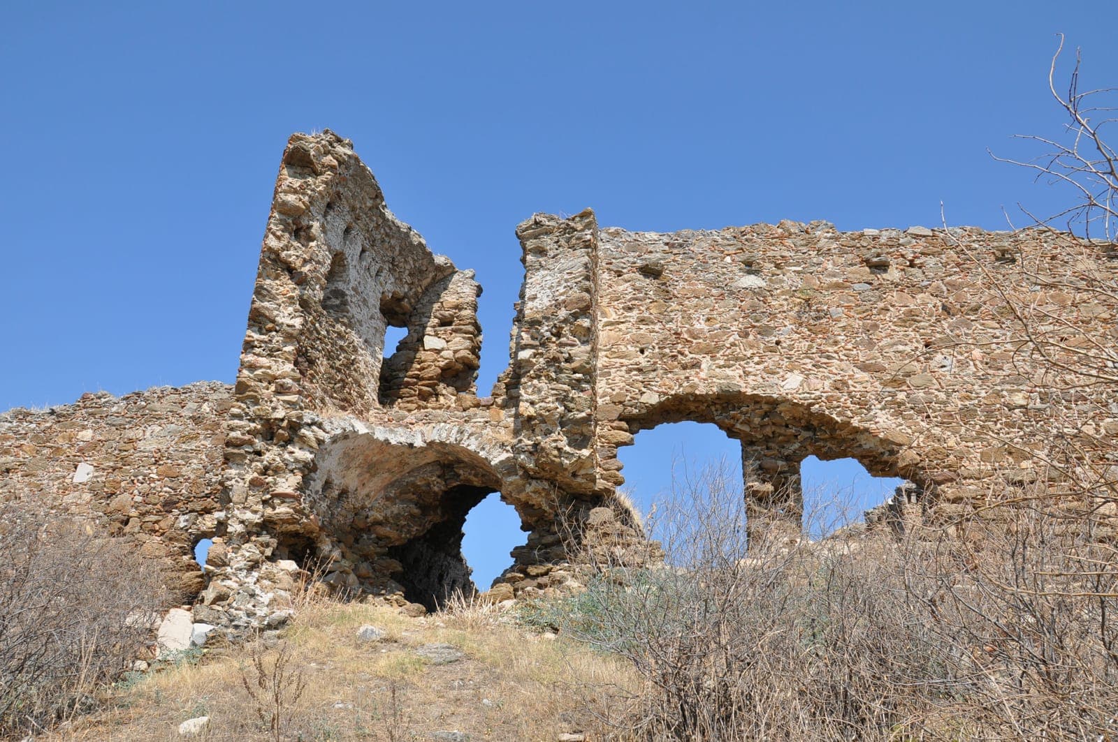 Ruins of ancient Myus in the Maeander plain