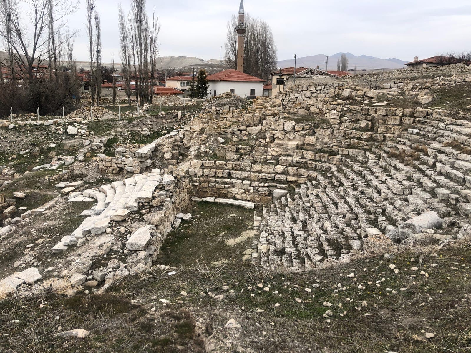 Ruins of the ancient sanctuary at Pessinus