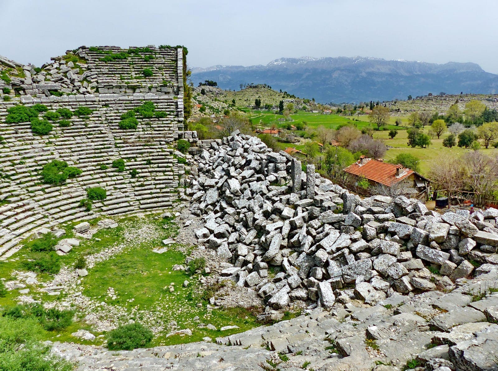 Roman theatre at Selge high in the Taurus Mountains