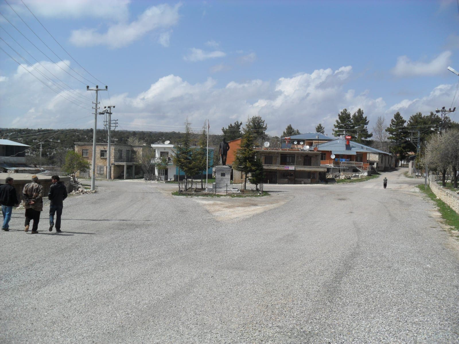Temple columns and monumental gate at Uzuncaburç