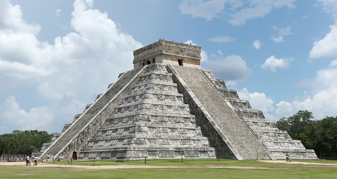 El Castillo (the Pyramid of Kukulcán) at Chichén Itzá, Yucatán — a Terminal Classic / Postclassic Maya city often mislabeled as Aztec